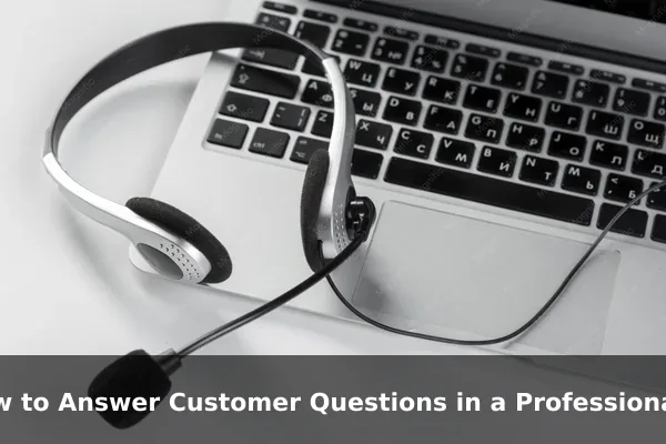 How to Answer Customer Questions in a Professional Way