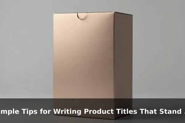 Simple Tips for Writing Product Titles That Stand Out