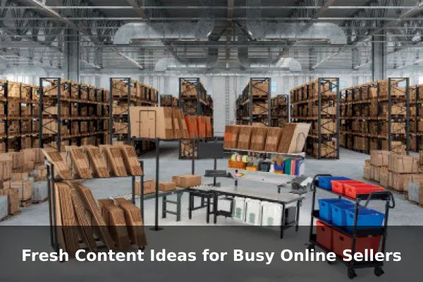 Fresh Content Ideas for Busy Online Sellers